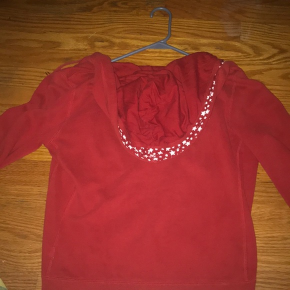 Red zip up jacket - Picture 3 of 3